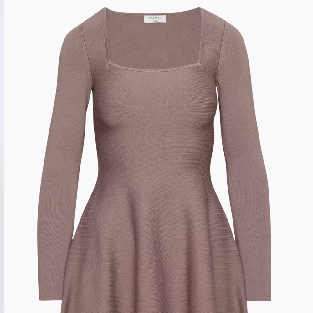 NEW NWT SCULPT DRESS ARITIZIA SQUARE NECK APPLAUSE - Picture 2 of 6